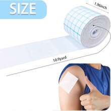 无纺布弹力胶带、无纺布粘性绷带、透气绷带胶带、自粘弹性绷带、急救包防护弹力绷带膜 - 彩色 - 查看 4