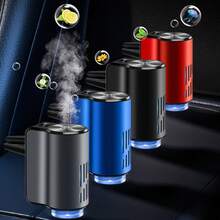 YAIUZGOO Intelligent Car Air Purifier With Fragrance Function, Car Air Freshener Diffuser, Compact Design, 3-Speed Adjustable Humidifying Aromatherapy Essential Oil Diffuser, Auto Accessories - A - View 8