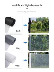 High-Efficiency Anti-Insect Gray Mesh Netting (Insect & Bird Protection), Fine Mesh Design, Ideal Home Protection, Easy Installation, Customizable Size, Broad Coverage, Suitable For Home & Outdoor Use Year-Round - White Mesh - View 11
