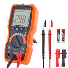 Digital Multimeter, 4000 Counts, Multimeter Tester DC AC Voltmeter NCV, Ohm Volt Amp Tester With Test Probes For Voltage Current Resistance Capacitance Continuity Diode Duty Ratio Frequency TRMS - Orange - View 8