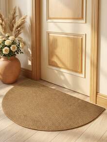 欢迎门垫，仿剑麻材质，适用于玄关、客厅、卧室、浴室、走廊、洗衣房、厨房、阳台等场所，可用作室内入口地毯。现代涤纶长方形吸水地垫，易于清洁，柔软法兰绒材质，可用作浴室地垫、厨房地垫、前门地垫、浴室地垫、家居装饰、秋季家居装饰、房间装饰、浴室装饰。 - 棕色 - 查看 2