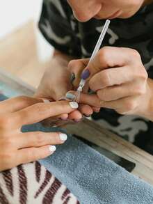 7pcs/Set Stainless Steel Flexible Ultra-Fine Needle Striping Liner Nail Art Brushes, Spider Gel Manicure Tools For Line Drawing - Multicolor - View 10