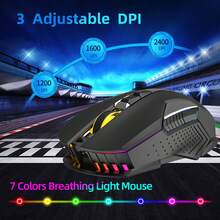ATTACK SHARK * FREEWOLF X18 2.4G Wireless Mouse, 2400 DPI Windows/ PC/ Office/ Gamer, New Year 2026, Gift For Kids, Holiday - Black Star/ Black - Multicolor - View 8