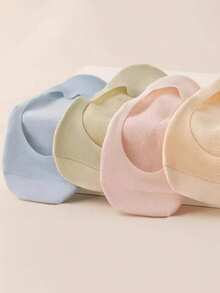 女士夏季透气轻薄网眼浅口防滑防掉跟高跟船袜 - 彩色 - 查看 9