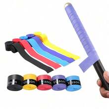 5pcs Sweatbands, Baseball Bat Sweatbands, Non-Slip Bicycle Handlebar Straps, Sports Badminton Racket Grip Sweatbands, Fishing Rod Handle Sweatbands - A - View 1