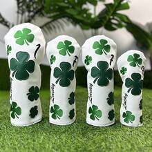 时尚的 Clover 高尔夫球杆保护套，高尔夫配件，采用耐用材料制成，为您的高尔夫球杆提供最佳保护。 - 彩色 - 查看 1