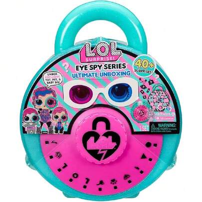 L.O.L. Surprise!, Eye Spy Ultimate Unboxing, Muñecas para Niñas, Esfera con Forma de Candado Gigante, 4 Años en Adelante,41023532