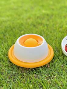 1pc Anti-Spill Slow Feeder Pet Bowl, Interactive Cat/Dog Toy, Chew-Resistant, Boredom Relief, Training & Intelligence Toy - 50ml - View 7