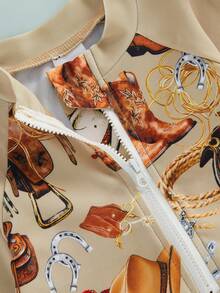 Newborn Baby Swimwear - Light Brown - View 6
