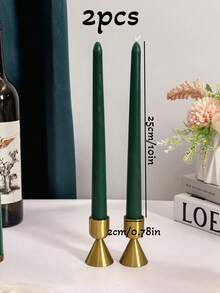 圣诞香氛蜡烛摆件，各式家居装饰蜡烛，勃艮第细长圣诞蜡烛，适合作为圣诞礼物、女士礼物、闺蜜礼物、冬季礼物、圣诞装饰品、圣诞礼物 - 綠色 - 查看 13