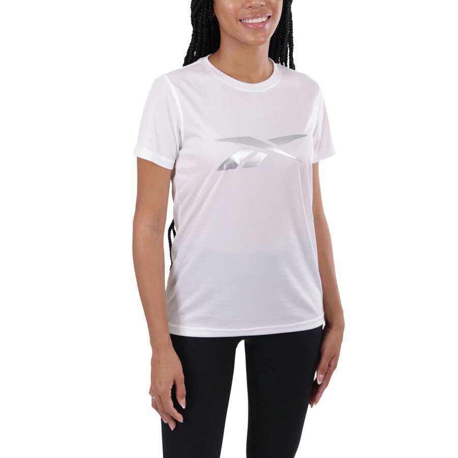 Reebok Basic Athlete Tee For Women - White - View 1
