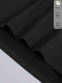 Women's Short Sleeve Crew Neck T-Shirt, Cursive Letter Print T-Shirt For Bridesmaids, Casual T-Shirts For Weddings, Bachelorette Parties And Everyday Wear. - 黑色 - 查看 7