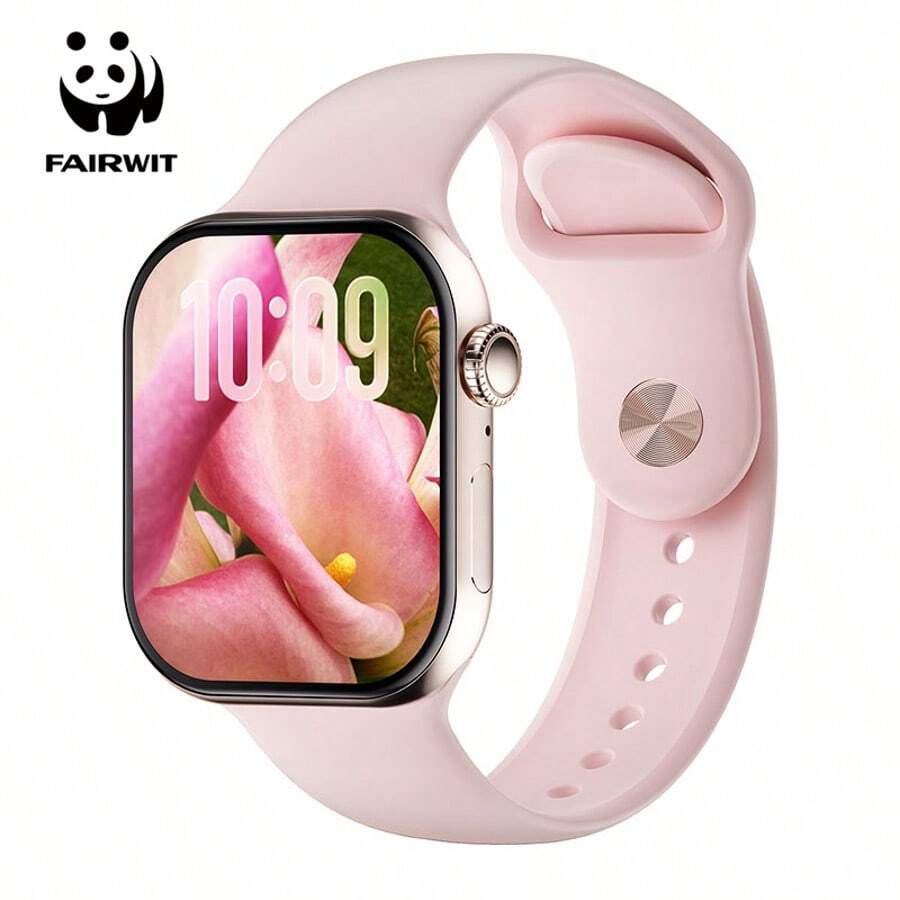 PANDA 11 MINI Smart Watch, 1.85" Color AMOLED Display, 230mAh Battery, Multiple Watch Faces, IP68 Waterproof, Multi-Language Support, Compatible With Android/IOS, Phone Call, Message Notification, Sleep Tracking, Pedometer, Sports Modes, Ideal Gift For Men, Women, Friends Or Birthday - Pink - View 1