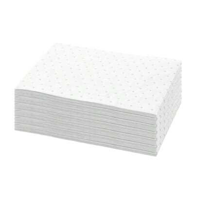 Oil Absorbent Pads - Heavy Duty Water And Oil Absorbent Mat Garage And Kitchen Protector 100 Pcs White 9.8x13 Inches (Grey-10pcs)