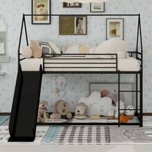 Kids Bed Frames, Headboards & Footboards - Black + Iron + Bedroom - View 3