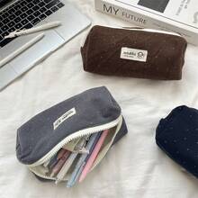 韩式波点铅笔盒，多功能学生文具袋，独特设计 - 波點筆袋 - 查看 6