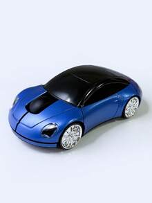 电池供电无线汽车造型鼠标，配备2.4G USB接收器，符合人体工学的光学鼠标，适用于笔记本电脑、Windows PC、办公室和家庭使用。 - 彩色 - 查看 8