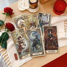 6pcs Anime Game Offis Lucia Exquisite Small Cards, Anime Character Cards Collection, Tarot, Fortune Telling, Collector's Item - Multicolor - View 5