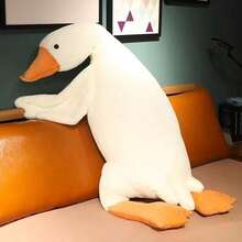Large Plush Duck Doll Sleep Pillow, Cute Animal Plush Swan Goose Doll Rug, Children/Girls Birthday/Christmas Gift - White - View 13
