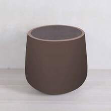 Nordic Style Magnesium Mud Flower Pot, Balcony/Living Room/Ground Planter, Round Cup-Shaped Concrete Flower Pot - Wine Glass Flower Pot - View 9