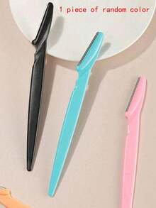 1pc Manual Facial Hair Remover, Portable Spring-Type Eyebrow And Cheek Hair Remover, Plastic Handheld Skin Care Device, Fragrance-Free DIY Makeup And Beauty Accessories - Upgraded Version - View 5