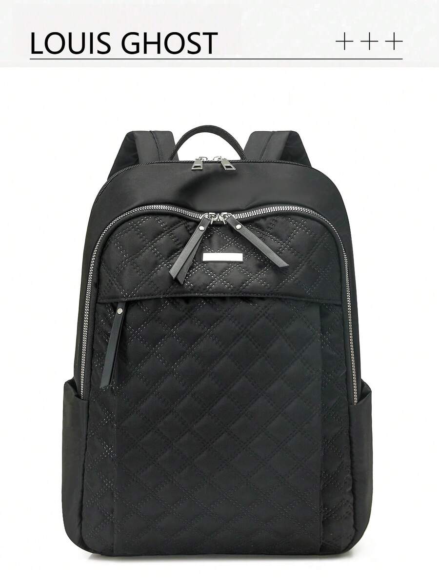 Commuter Backpack | Tribute To All-Weather Travel Aesthetics | Quilted Design * Multi-Functional Storage System | Unlock Absolute Visual Sovereignty For Daily Commute