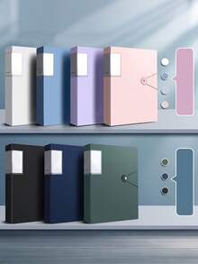 40pcs PP Material A4 File Folder With Pockets, High Transparency, Easy To Store And Organize - Single Piece - View 6