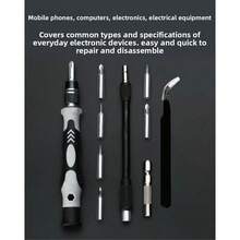 RFVUC 115-In-1 Precision Magnetic Screwdriver Set, Smartphone, Computer, Watch Repair Tools, Multifunctional Disassembly Tools For Home Electrical Work - 115 In One - View 5