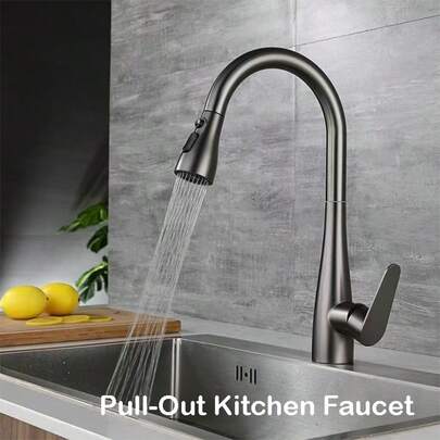 1 pieza Grifo multifunción moderno de acero inoxidable 304 con varios modos de flujo de agua, grifo minimalista y práctico para lavabo de baño, grifo de balcón y lavandería, grifo de inodoro, grifo retráctil de fregadero de cocina, grifo de limpieza de fregadero de cocina, grifo extraíble para el hogar, grifo de restaurante, grifo de hotel y casa de huéspedes