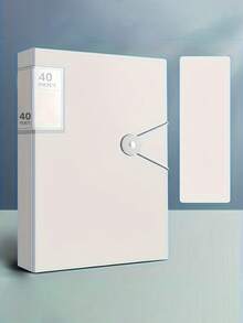 40pcs PP Material A4 File Folder With Pockets, High Transparency, Easy To Store And Organize - Single Piece - View 7