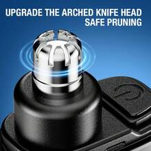 recortador de pelo Nasal portátil con pantalla LED y carga tipo C, herramienta de aseo Personal compacta y versátil RVXX - Negro - Ver 7