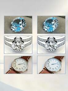 1片装珠宝抛光泡腾片。快速去除氧化层和划痕。适用于金、银、铂金、玉和翡翠。保护镶嵌饰品，防止脱落。珠宝清洁泡腾片。清洁并保养珠宝。清洁并抛光戒指、手镯。抗氧化和去污珠宝护理清洁片。 - 固體 - 查看 4