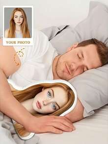 1pc Customized Photo Throw Pillow, Personalized Cushion, Can Customize Interesting Patterns, Double-Sided 3D Pillow, Suitable As Gift For Parents/Family/Her/Him/Girlfriend/Boyfriend, Couples Birthday Gift - Photo - View 7