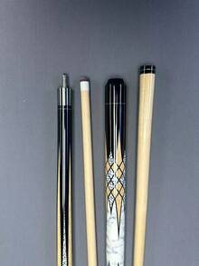 13mm Maple Wood American Pool Cue Stick With Quick Release, Suitable For Adult Use - Gold - View 1