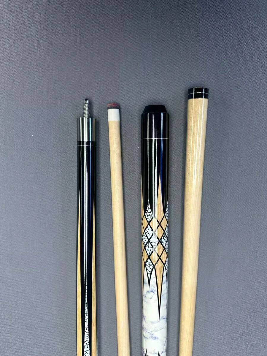 13mm Maple Wood American Pool Cue Stick With Quick Release, Suitable For Adult Use - Gold - View 1