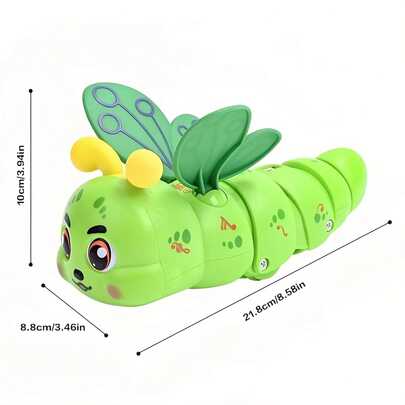 Cute Caterpillar Design, Cool Toy, Wonderful Music, Gorgeous Lighting, 360° Stunt Rotation, Perfect Gift Choice For Holidays. Caterpillar Music Toy, Baby Toy, Music Caterpillar, Music Caterpillar Toy, Girls Toy, Baby Toy, Travel Toy, Children's Party Favor, Fun Toy, Boys Gift, Boys Toy, Girls Toy, Kids Toy, Toddler Toy