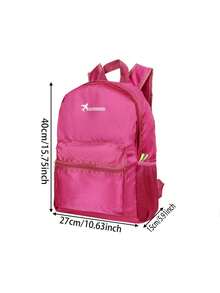 可折叠旅行包，大容量背包，女士户外徒步骑行包 - 多色 - 查看 3