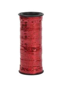 1pc - 100 Yards Vibrant Red Shiny Ribbon, Romantic Holiday Polypropylene PP Ribbon, Flexible Flat High Luster Ribbon, Multipurpose Event Decor & Proposal Ribbon, Birthday Party Balloon Tying, Christmas Table Decor, New Year Wall Decor, Anniversary Gift Wrapping, Easter Party Decoration, Waterproof & Long-Lasting Holiday Ribbon - Multicolor - View 14