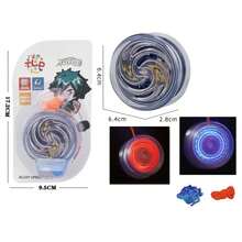 Regalo profesional para principiantes para niño Yoyo de Metal de alta velocidad Yoyo de aluminio Yoyo luminoso Yoyo de competición Yo-Yo ZO3A - Amarillo metalizado - Ver 5