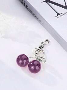 1pc Cherry Bag Charm Purse Charms Keychain- Car Cherry Accessories Keychian Gifts For Women Christmas Gifts For Women Valentine Bag Gifts For Women (Size 4. 3inches/10. 92cmX2. 6inches/6. 6cm Cherry Size 1. 18inches/3cm) Bag Charms Car Accessories Teacher Friend Sister Gift Ideas HFKH - 金色+玫瑰粉 - 查看 10