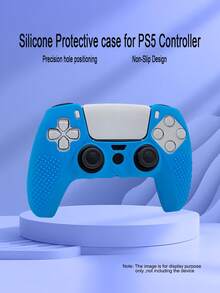 1pc PlayStation5 Controller Protective Cover, Anti-Slip Design, Anti-Sweat, Anti-Scratch, Anti-Dust, Enhances Gameplay Experience - Multicolor - View 7