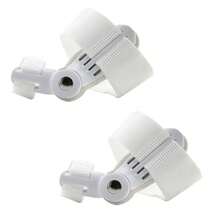 G 2 Piezas Separadores de Dedos de los Pies Cor de uanetes para Muer Cores de Dedos  Pie Bunion Cor Toe tectores FéRula Para uanetes Dia Nocturno para Dedos Superpuestos Blanco - blanco - Ver 2