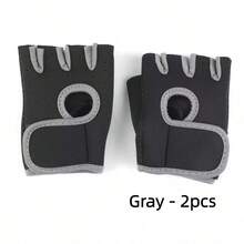 1 Pair Unisex Breathable Sports Gloves, Including Basketball, Dumbbell And Weightlifting Gloves, Pull-Up Bar, Cycling Gloves And Non-Slip Wristband/Wrist Wrap, As Christmas Gift - Dusty Pink - View 16