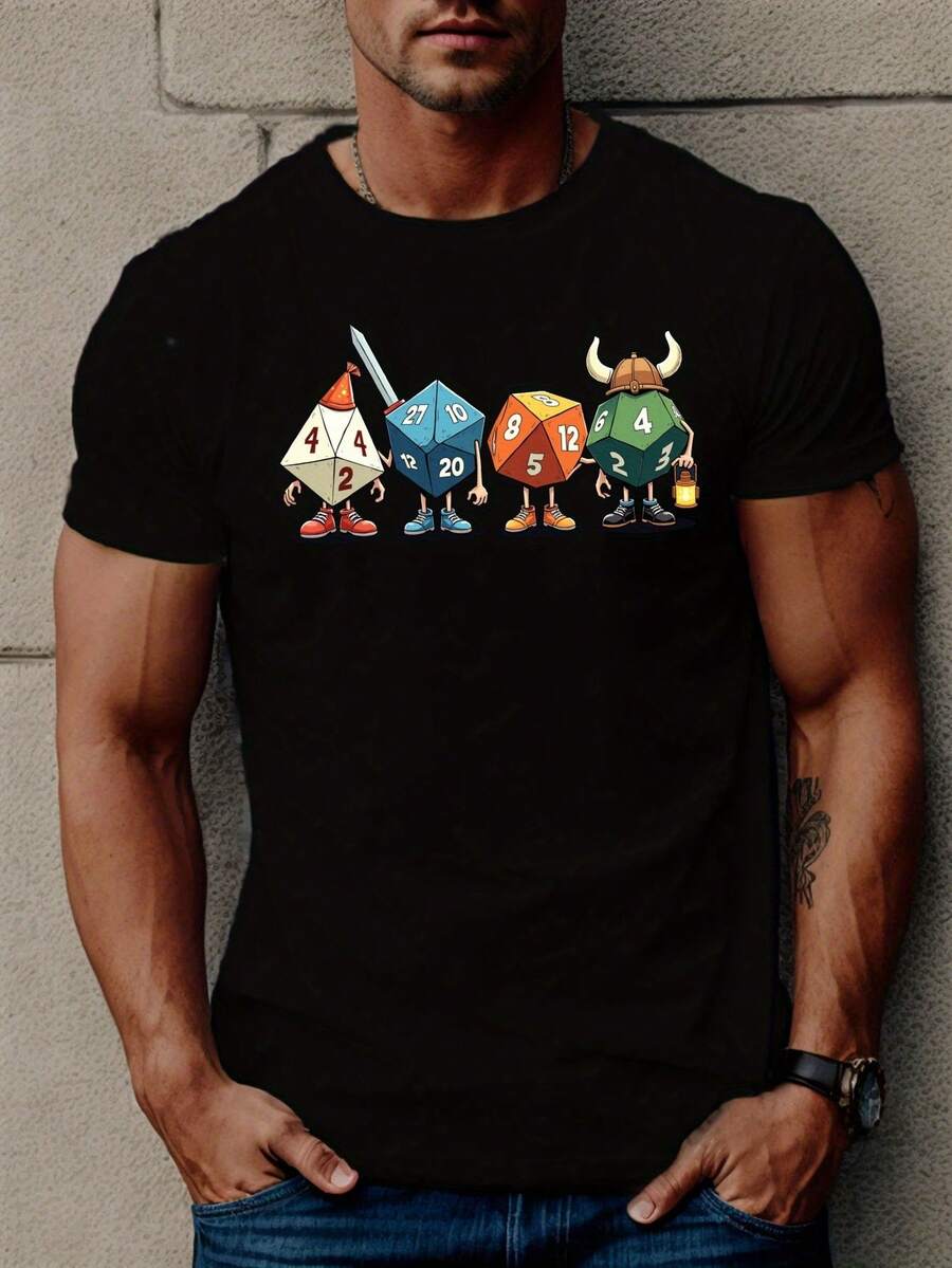 Men Outdoor Tees & Tanks - Black - View 1