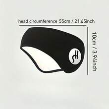 قناع نوم مع سماعات لإلغاء الضوضاء - قابل للتعديل من قماش بوليستر ناعم، مناسب للسفر والاستخدام المنزلي، تصميم بدون بطارية، لون أسود مريح للاستخدام طوال العام - أسود-1 قطعة - مشاهدة 3