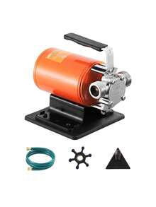 Water Transfer Pump, 12V DC 360 GPH 1/10HP, Portable Electric Utility Pump With 6 Ft Suction Hose Kit, Impeller, Suction Strainer, For Garden, Rain Barrel, Pool, Pond, Hot Tub, Aquarium Draining - Red - View 8
