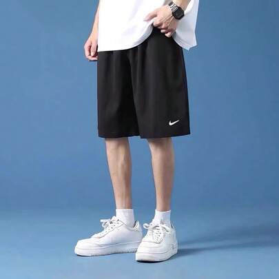 Nike Dri-Fit Dri-FIT 純色腰部抽繩速乾休閒短褲 男款