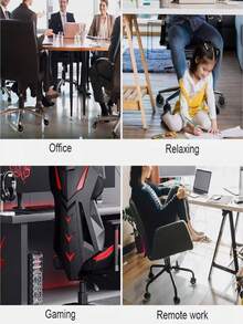 5 Piece Set Office Chair Castors Ø11mm Hard Floor Castor Quiet Chair Castors Swivel Chair Castor Black And Clear 73mm Wheel Diameter 22mm Wheel Width - A - 查看 7