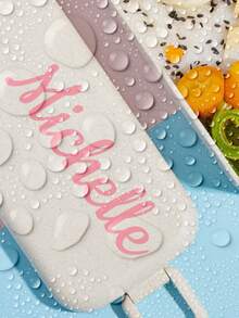 1/4/8pcs Customizable Text Stickers, Personalized Wedding Favors And Back-To-School Name Labels, Optional Fonts And Colors, Suitable For Glassware, Gift Bags, Party Decorations, Bridal Shower Boxes, Desk Storage, Ideal Gift For Father, Mother, Son, Daughter, Friends - Multicolor - View 5