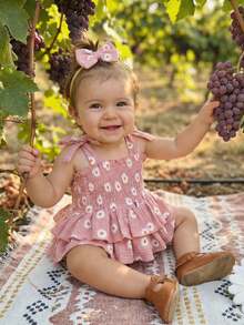 Baby Girls Dresses - Pink - View 7